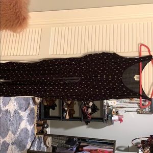 Anthropologie navy jumpsuit